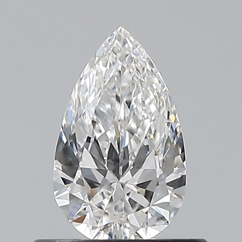 0.5 carat E-VS1 Natūralus Pear Deimantas (1)