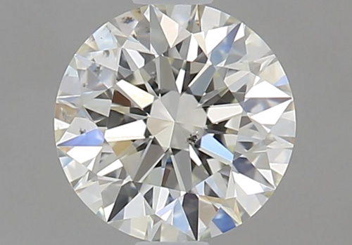 0.51 carat J-SI1 Excellent cut Natūralus Round Deimantas (1)