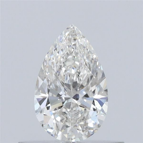 0.31 carat F-IF Natūralus Pear Deimantas (1)