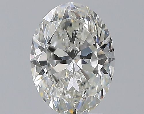 2.01 carat H-SI2 Natūralus Oval Deimantas (1)