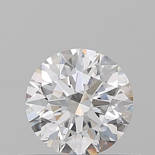 0.5 carat F-SI2 Excellent cut Natūralus Round Deimantas (1)