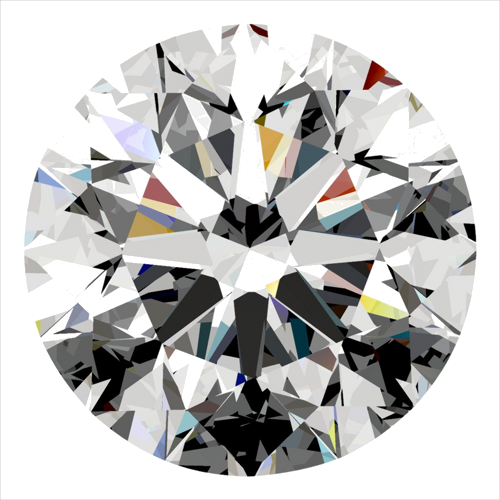 0.36 carat F-SI2 Excellent cut Natūralus Round Deimantas (1)