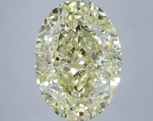 3.22 carat Faint Yellow-VVS1 Natūralus Oval Deimantas (1)
