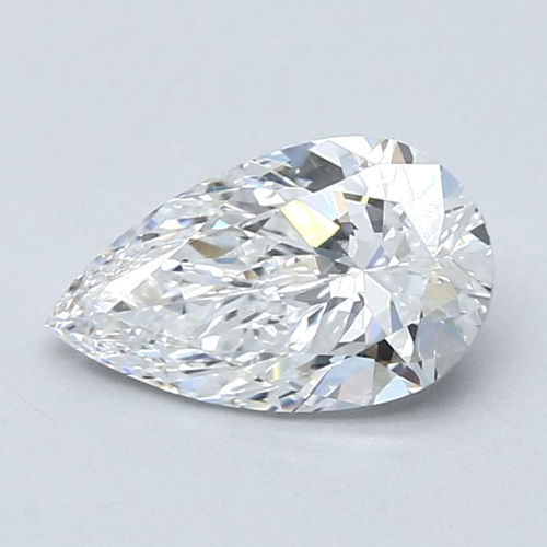 1.5 carat D-SI1 Natūralus Pear Deimantas (1)