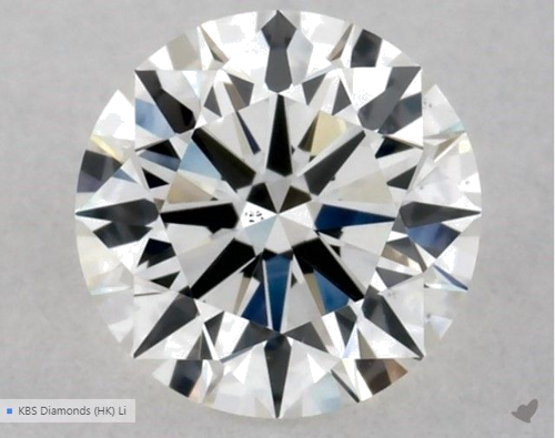 0.51 carat G-VS1 Excellent cut Natūralus Round Deimantas (1)