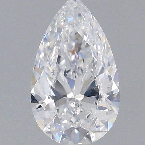 0.7 carat D-SI2 Natūralus Pear Deimantas (1)
