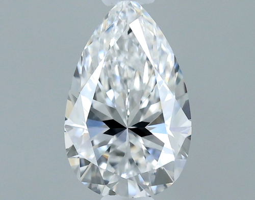 0.3 carat E-VVS1 Natūralus Pear Deimantas (1)