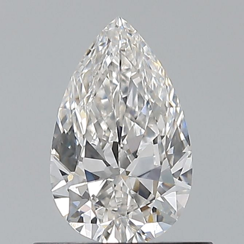 0.55 carat G-VVS1 Natūralus Pear Deimantas (1)