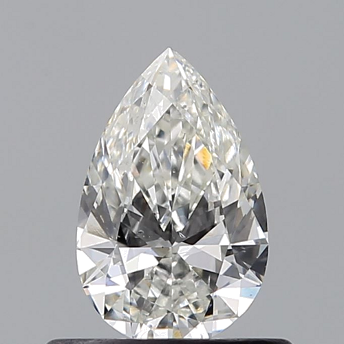 0.5 carat E-SI1 Natūralus Pear Deimantas (1)