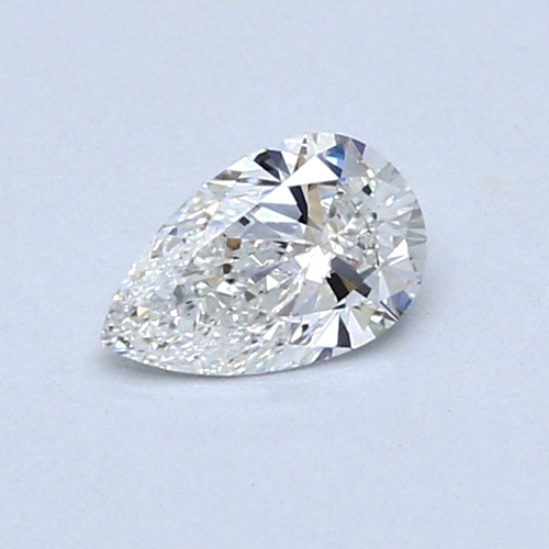 0.42 carat E-VS2 Natūralus Pear Deimantas (1)