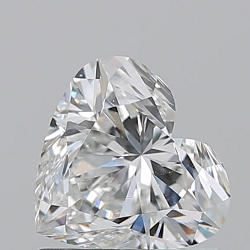 1.01 carat G-VS2 Natūralus Heart Deimantas (1)