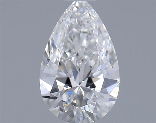 0.4 carat E-VVS1 Natūralus Pear Deimantas (1)