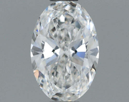 0.6 carat F-SI2 Natūralus Oval Deimantas (1)