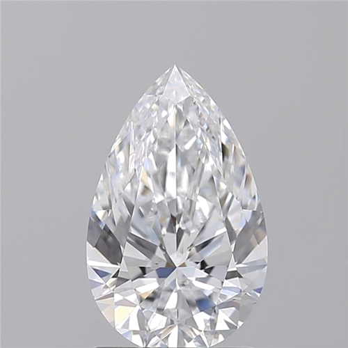 1.7 carat D-IF Natūralus Pear Deimantas (1)