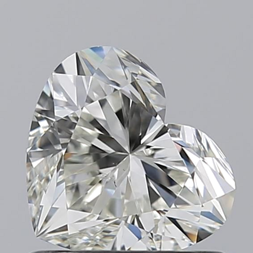 0.9 carat K-SI1 Natūralus Heart Deimantas (1)