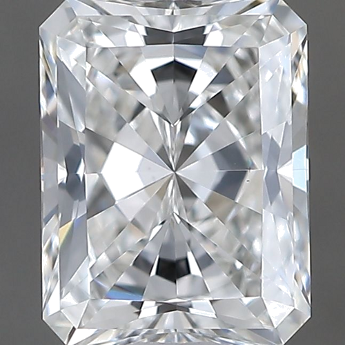 0.6 carat F-VS1 Natūralus Radiant Deimantas (1)