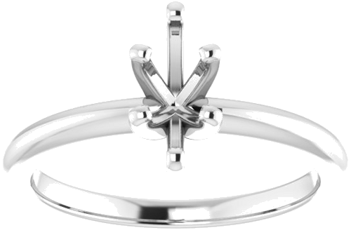 Sužadėtuvių Žiedas „Solitaire“ 585 Baltojo Aukso Marquise 8mm x 4mm (3)