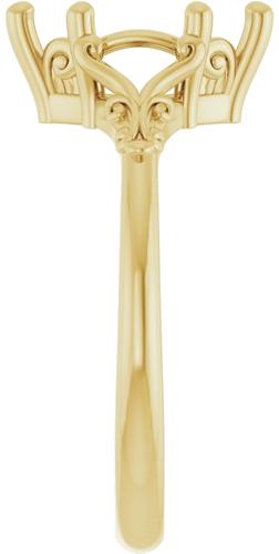 Sužadėtuvių Žiedas „Solitaire“ 10k yellow gold Marquise 10mm x 5mm (4)
