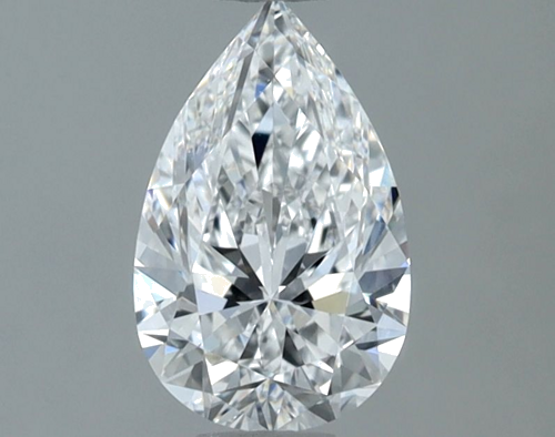 1.0 carat E-VVS1 Natūralus Pear Deimantas (1)
