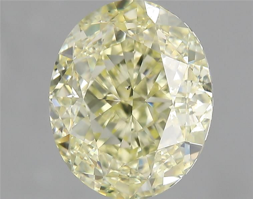 3.31 carat Fancy  Yellow-VS2 Natūralus Oval Deimantas (1)