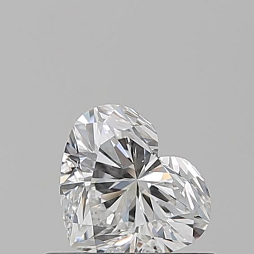 0.53 carat E-VS2 Natūralus Heart Deimantas (1)