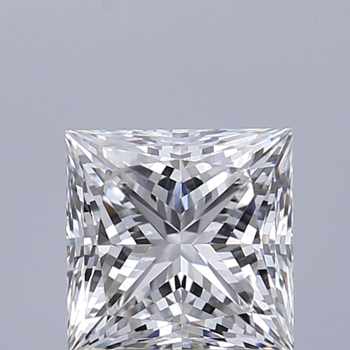 0.91 carat F-VVS1 Natūralus Princess Deimantas (1)