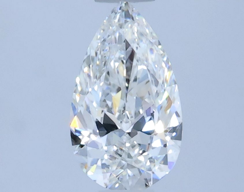 0.41 carat F-VVS1 Natūralus Pear Deimantas (1)