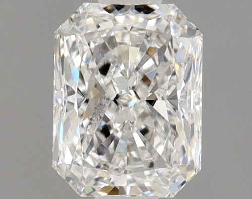 0.5 carat F-SI2 Natūralus Radiant Deimantas (1)