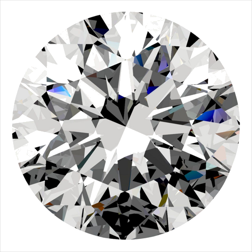 0.42 carat D-VS2 Excellent cut Natūralus Round Deimantas (1)