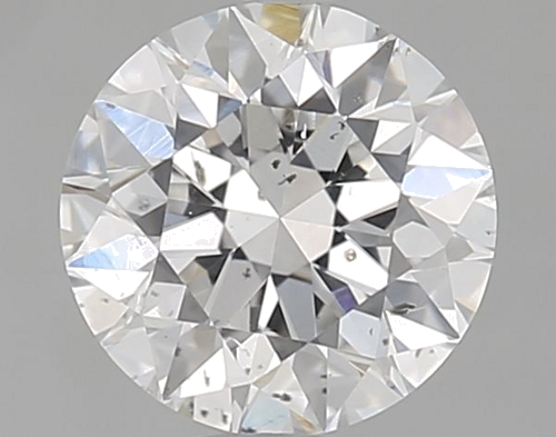0.65 carat F-SI1 Excellent cut Natūralus Round Deimantas (1)