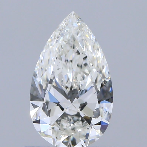 0.58 carat G-SI1 Natūralus Pear Deimantas (1)