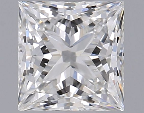 0.7 carat F-VS1 Natūralus Princess Deimantas (1)