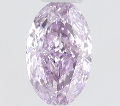 0.2 carat Fancy Pinkish Purple-VS1 Natūralus Oval Deimantas (1)