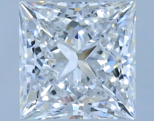 0.48 carat E-VVS1 Natūralus Princess Deimantas (1)