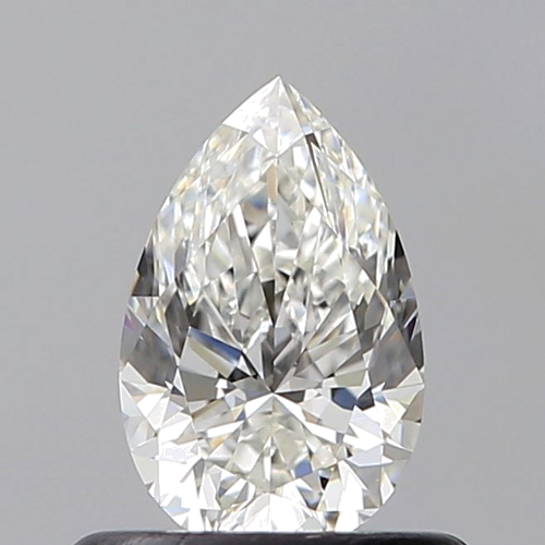 0.54 carat G-VVS2 Natūralus Pear Deimantas (1)