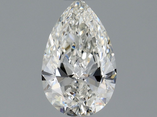 0.5 carat H-VVS2 Natūralus Pear Deimantas (1)