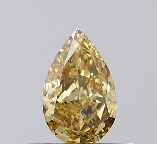 0.51 carat Fancy Deep Brownish Yellow-VS2 Natūralus Pear Deimantas (1)
