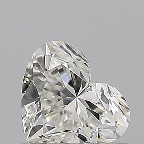 0.55 carat H-VVS2 Natūralus Heart Deimantas (1)