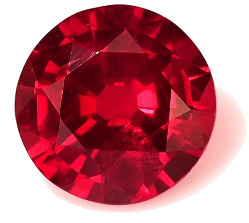 0.69 carat RED Round Rubinas (1)