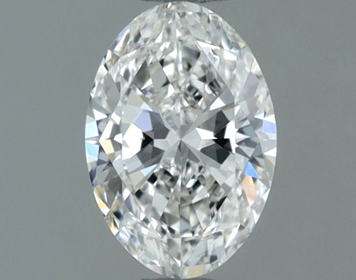 0.6 carat H-SI1 Natūralus Oval Deimantas (1)