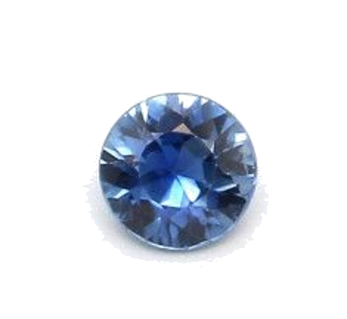 0.11 carat BLUE BRILLIANT cut Round Safyras (1)