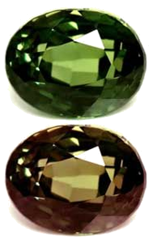 0.65 carat GREEN Oval Alexandrite (1)