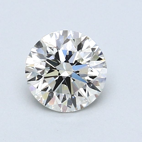 0.88 carat I-VVS2 Very Good cut Natūralus Round Deimantas (1)