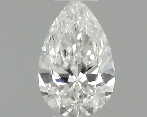 0.23 carat F-VVS2 Natūralus Pear Deimantas (1)