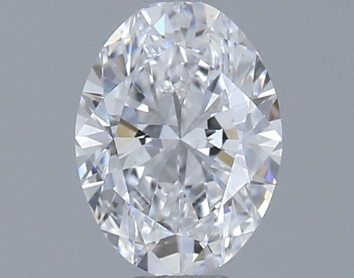 0.4 carat D-VS2 Natūralus Oval Deimantas (1)