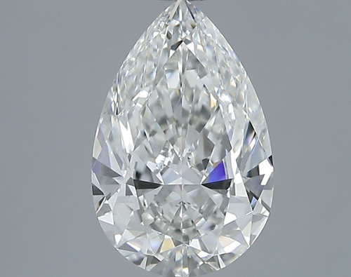 1.7 carat G-VS1 Natūralus Pear Deimantas (1)