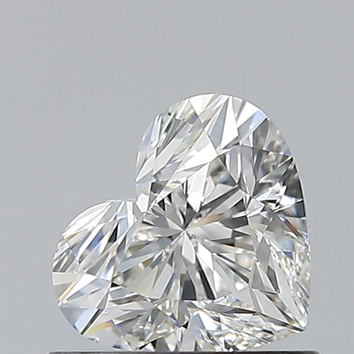 0.7 carat G-VVS1 Natūralus Heart Deimantas (1)