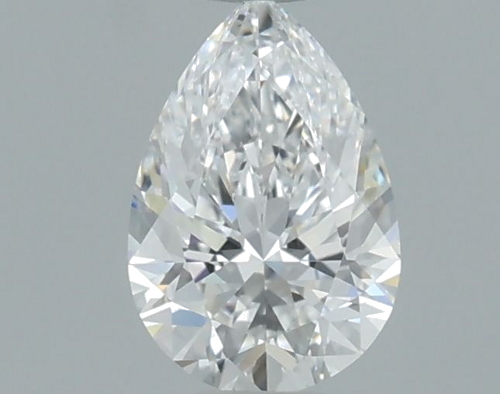 0.5 carat D-VS1 Natūralus Pear Deimantas (1)