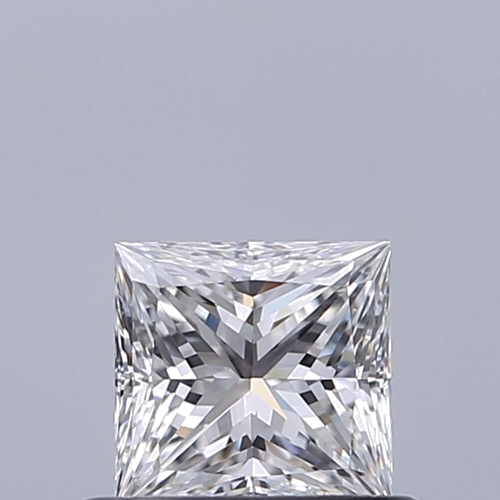 0.5 carat E-VVS1 Natūralus Princess Deimantas (1)
