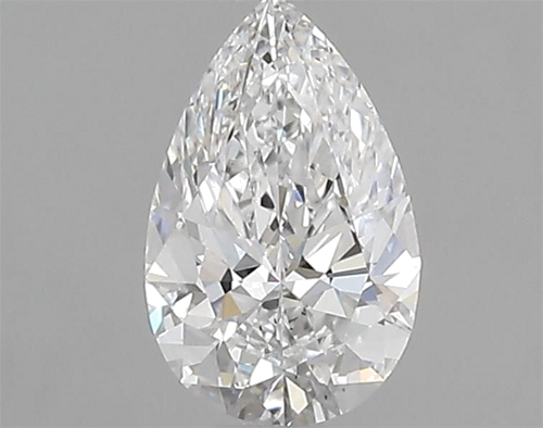 0.61 carat E-VS2 Natūralus Pear Deimantas (1)